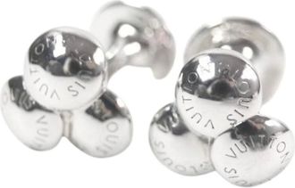 Louis Vuitton Pre-owned Accessories, male, Gray, Size: ONE SIZE Pre-owned Vintage Cufflinks
