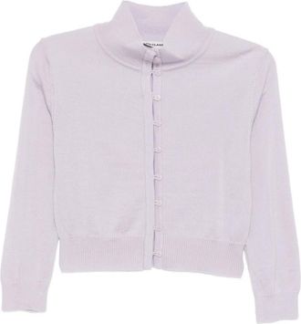 Low Classic Cardigan a collo alto - Viola