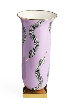 Jonathan Adler Eden Flared Vase in Purple /Gold at Nordstrom