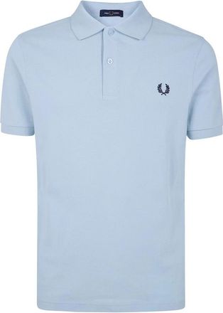 Fred Perry Polo shirt met dubbele tipping - Heren - Polos - Blauw - M - Katoen - Tops