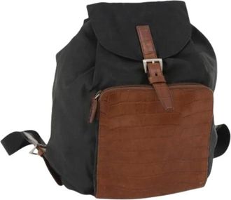 Prada Pre-owned Backpacks, female, Black, Size: ONE SIZE Pre-owned Vintage Backpack
