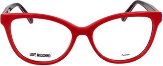 Love Moschino MO-1056769 Cat-Eye Acetate Eyeglasses - Red