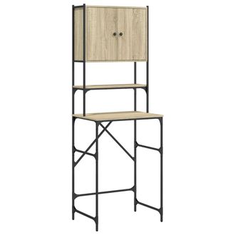 vidaXL Armario De Lavadora Color Roble Sonoma 68x48,5x194 Cm Vidaxl