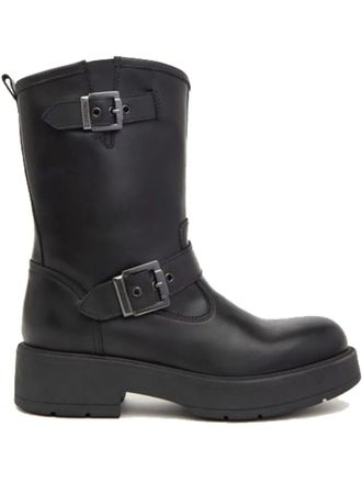 Nero Giardini leather ankle boots - women - Calf Leather/Calf Leather/Rubber - 40 - Black