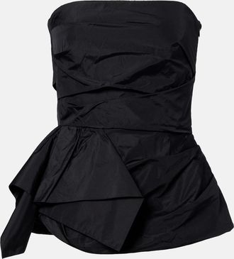 Max Mara Taffeta corset top