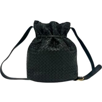 Bottega Veneta Pre-owned Bucket Bags, female, Black, Size: ONE SIZE Pre-owned Vintage Bucket Bag