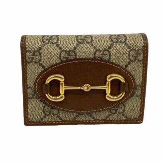 Gucci Brown Pvc Wallet (Bi-Fold) (Pre-Owned)