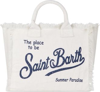 MC2 Saint Barth Linen Shoulder Bag with Textured Surface
