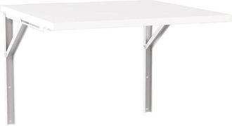 OEM Mesa Extensible De Pared Flip 68x68 Cm Blanca - Tablero Para Cocinas Y Estancias Peque&ntilde;as