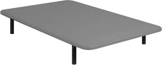 Colchones Aznar Base Tapizada Malla 3d Reforzada Con 5 Barras Transversales Gris - 80x200 Cm