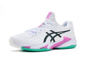 Asics Court FF 3 Mens Shoes White/Digital Sakura : 10.5 D - Medium, Synthetic