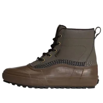 Vans Blake Paul Standard Mid Waterproof Boot Demitasse Brown Green VN000D2C4AR
