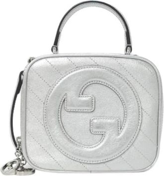 Gucci Pre-owned Mini Bags, female, Gray, Size: ONE SIZE Pre-owned Vintage Mini Handbag