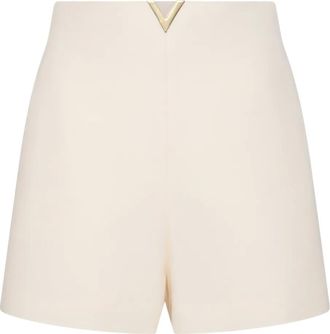 Valentino Garavani Shorts Crepe Couture sartoriali - Bianco