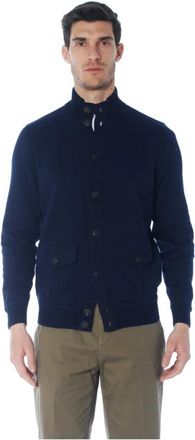 Gran Sasso Maglia Valstar - Heren - Vesten - Blauw - 4XL - Katoen - Truien & Vesten