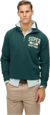 Superdry Uomo, Felpe, Verde, S, new
