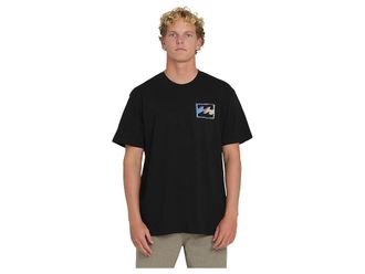 Billabong Crayon Wave Premium Short Sleeve Mens T Shirt Black : 2XL, Cotton