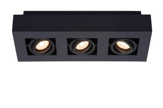 Lucide XIRAX Dimmable Stylish Rotatable Indoor Ceiling Spotlight GU10 in Black