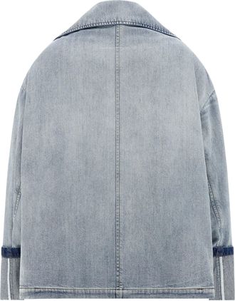 Maison Margiela Womens Blue Cotton Denim Jacket Clothing