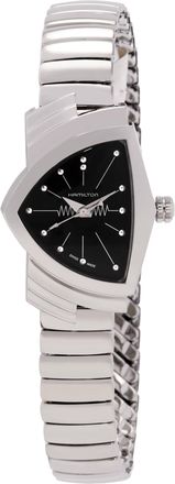 Hamilton Ventura Quartz Black Dial Ladies Watch H24211130