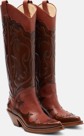 Gabriela Hearst Capitana leather cowboy boots