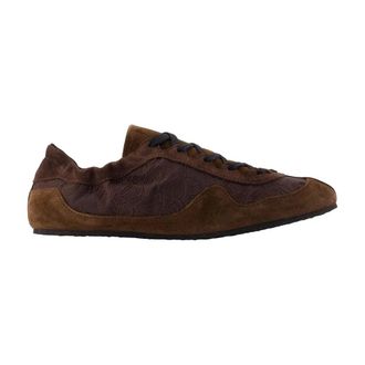 Cecilie Bahnsen Schoenen, Dames, Bruin, 38 EU, Leer, CBBlaise Soft Sneakers