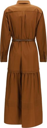 Max Mara Womens Cotton Shirt Dress Argilla