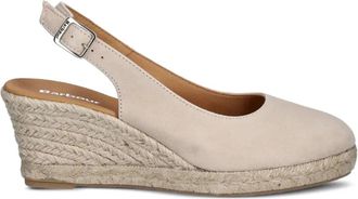 Barbour Leren espadrilles - Beige