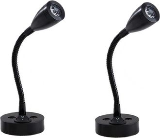 OEM L&aacute;mparas De Lectura Led De 2 Piezas, 12 V, Interruptor Ajustable, L&aacute;mpara De Mesilla De Noche De Pared, Luz Interior Para Autocaravana, Caravana, Furg