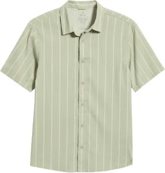 Roark Bless Up Short Sleeve Button-Up Shirt in Sgt at Nordstrom, Size X-Large