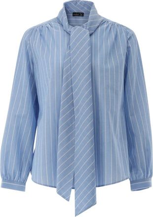 van Laack Elegante Ajla Shirt - Dames - Blouses - Blauw - M - Overhemden