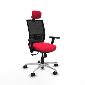 Piqueras y Crespo Silla De Oficina Piqueras Y Crespo Yunquera Negro Soporte Lumbar