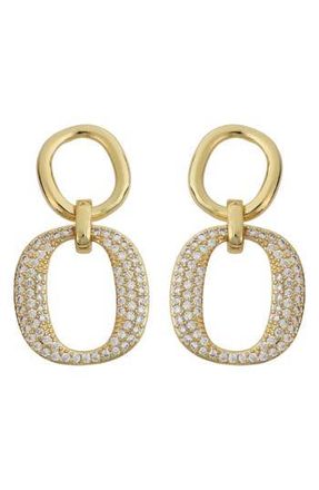 Panacea Crystal Link Drop Earrings in Gold at Nordstrom Rack