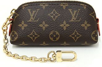 Louis Vuitton Monogram Brown Monogram Canvas Leather Pochette Pouch (Pre-Owned)