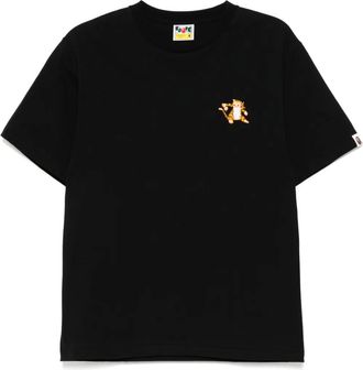 A Bathing Ape T-shirt con ricamo - Nero