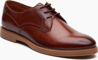 base Mens Base London Strand Lace Up Leather Mens Burnt Tan Lace-Up Shoes - Brown - Size: 11