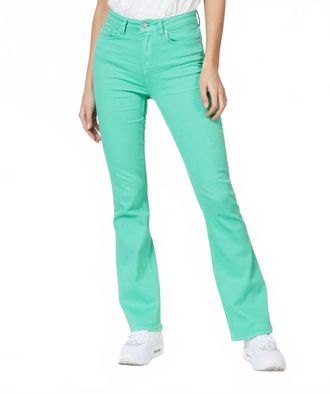 Esqualo Fallon Flair Jeans In Jade
