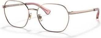 Ralph Lauren 54mm Irregular optical glasses in Gold at Nordstrom