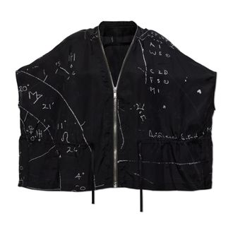 Rick Owens Vests, female, Black, Size: ONE SIZE Sail Semi-Transparent Vest