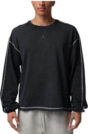 Nike Jordan Air Jordan Flight Heavyweight Long-Sleeve Top Black Sail IF1829-010
