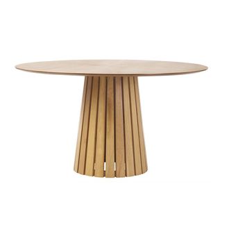 Miliboo Mesa Redonda De Roble Claro Dita De 137 Cm