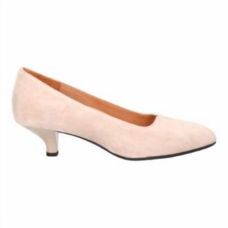 L'Amour Des Pieds Womens Kavan Heeled Pumps In Taupe Suede