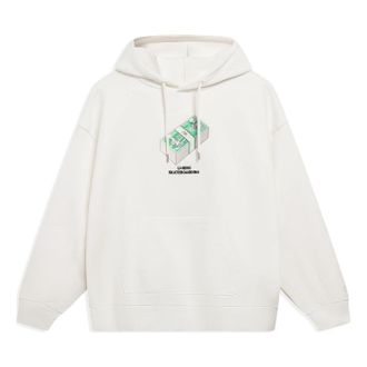 Li-Ning x Phil Hackett Graphic Hoodie White AWDT227-2