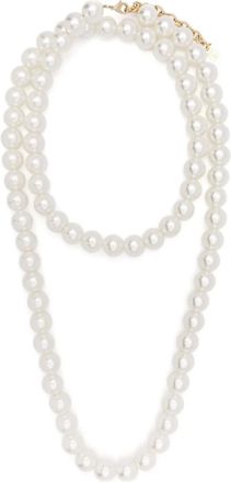 N°21 faux-pearl double necklace - Gold