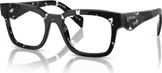 Prada 51mm Rectangle optical glasses in Brown at Nordstrom