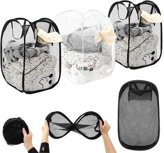 OEM Juego De 3 Cestas De Ropa Plegables Con Asas, Amplias Y Resistentes