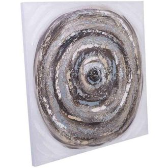 Wanderlust Deco Wanderlust Deco - Cuadro Con Relieve Pintado A Mano 80x80x3