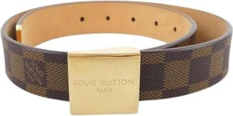 Louis Vuitton Pre-owned Vintage Stoffen Riem - Heren - Vintage Accessoires - Bruin - ONE Size - Vintage
