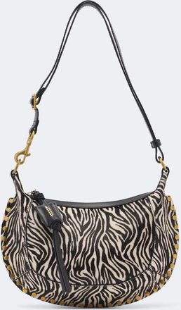 Isabel Marant Oskan Moon printed calf hair shoulder bag