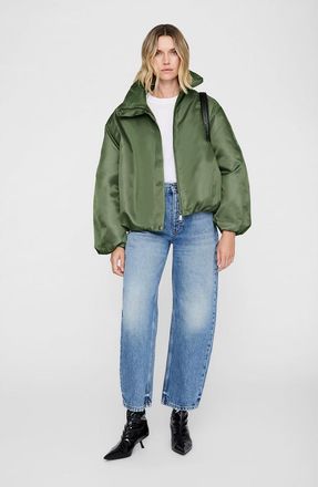 Anine Bing Cyrus Jacket in Olive at Nordstrom, Size Medium